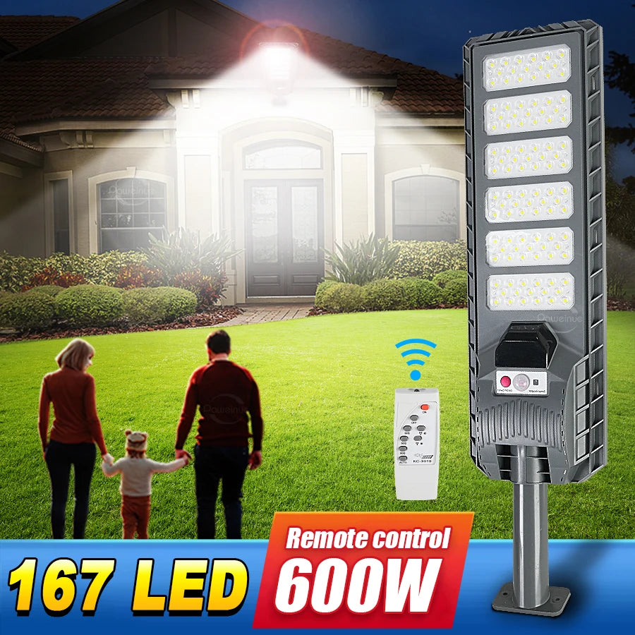 Solar Motion Sensor Street Light