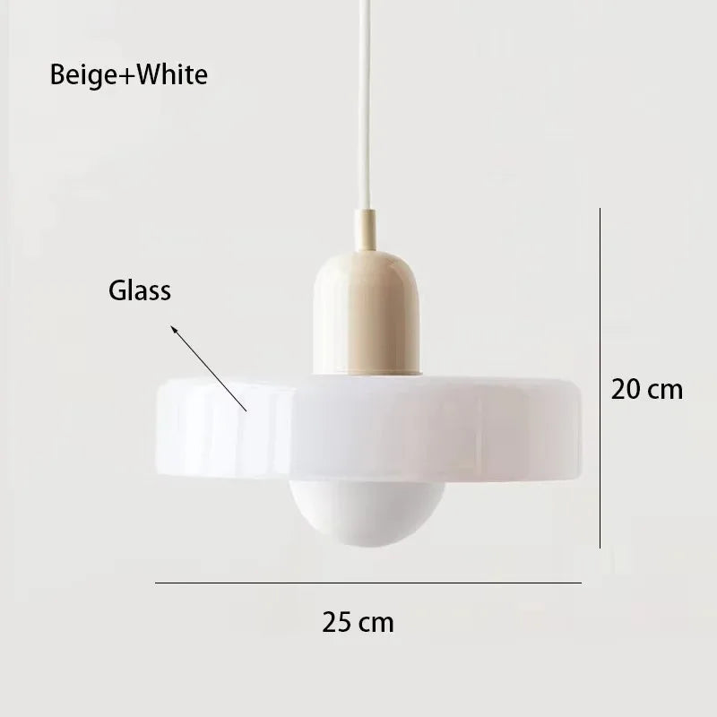 Nordic Retro Glass Pendant Light