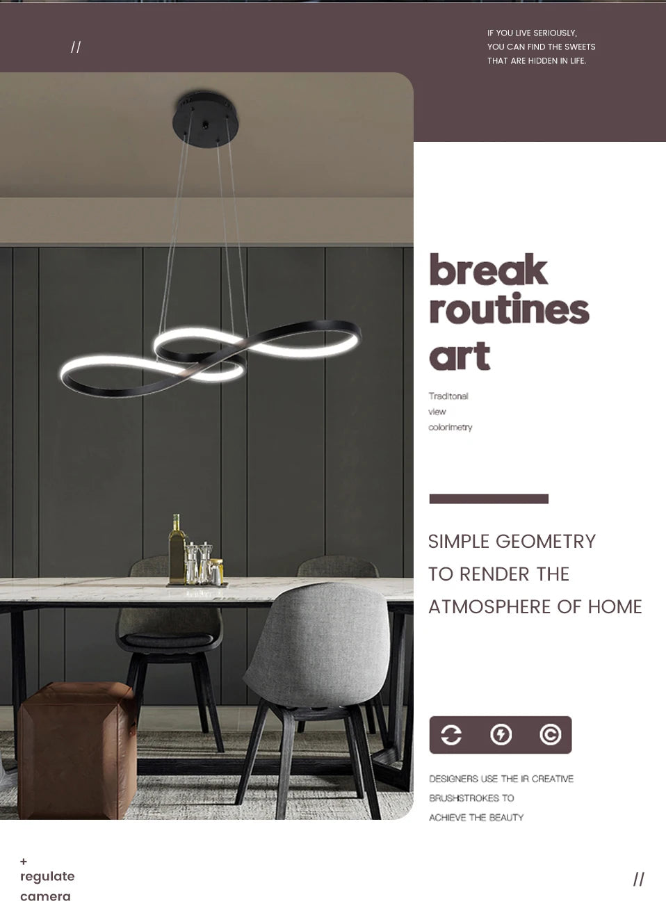 Modern Linear Island Pendant Light