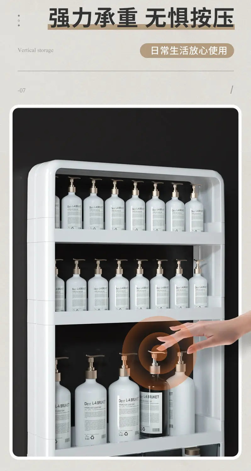 Wall Mounted Bathroom Organizer Shelf