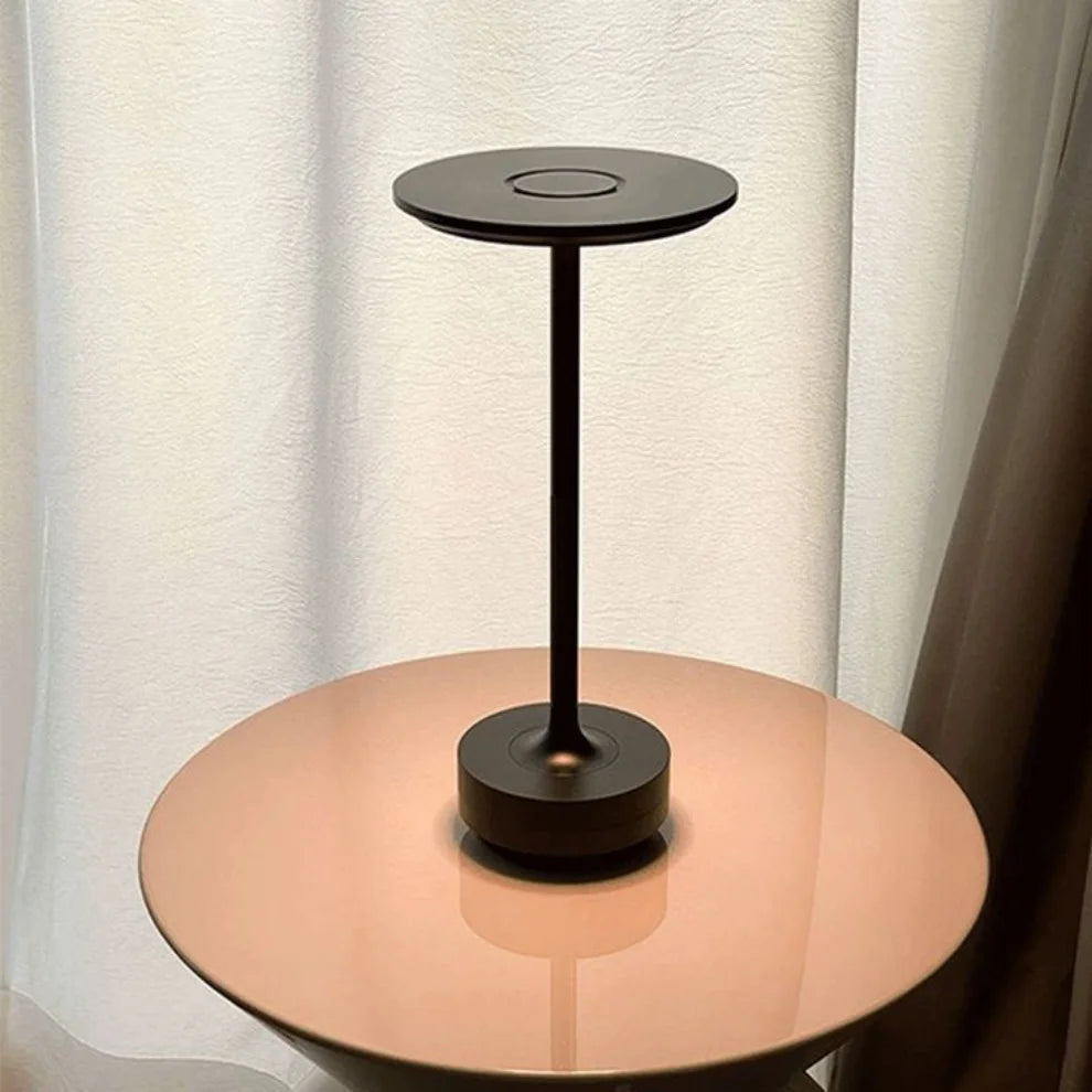 Aluminum Cordless Touch Table Lamp