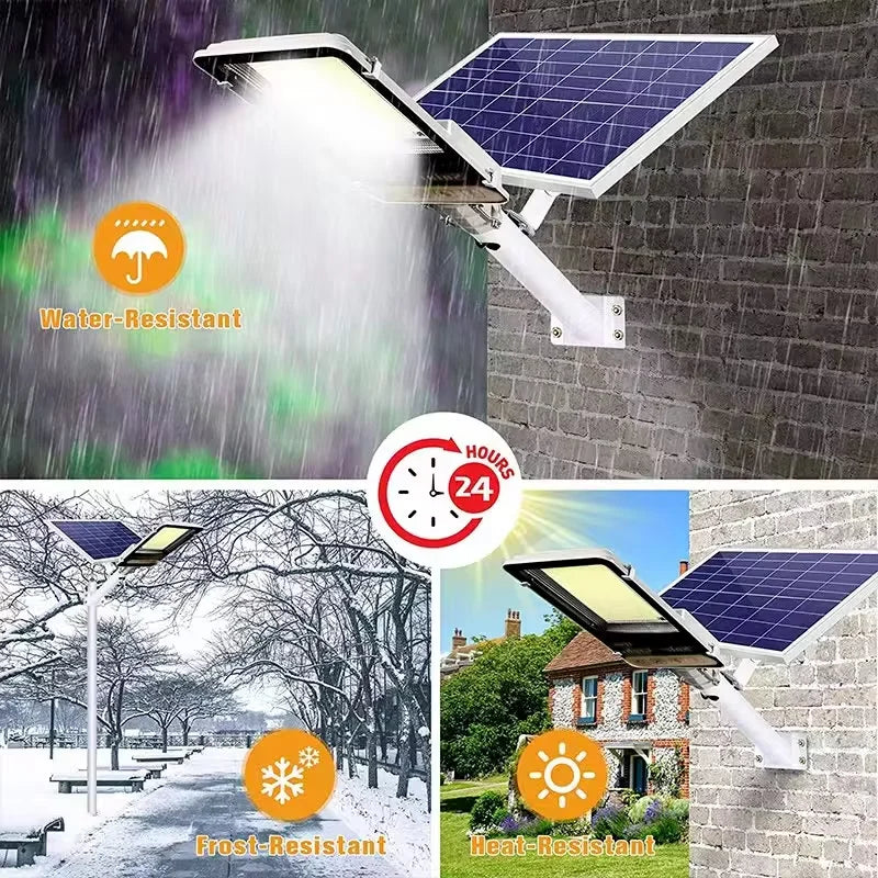 Aluminum 8000mah High Power Solar Light Outdoor Solar Street Light