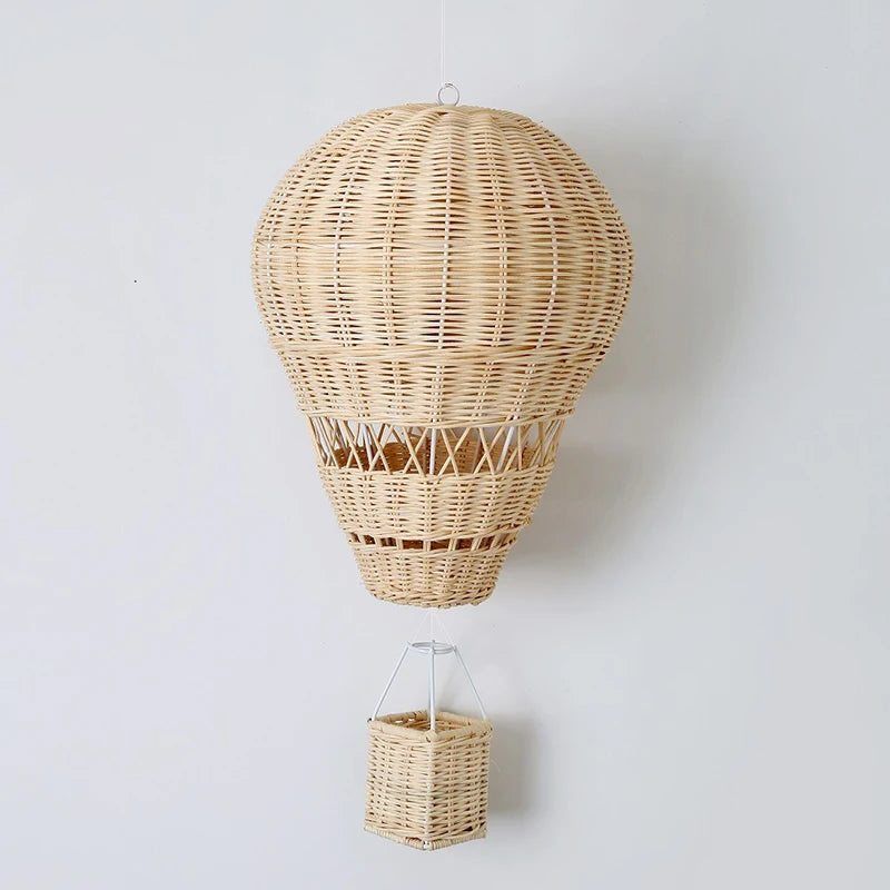 Rattan Hot Air Balloon Decor Hand-woven Wall Hanging Decor