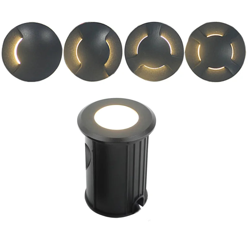 Outdoor Lighting 3W 5W IP67 DC12V Garden Yard Step Stairs Floor Deck