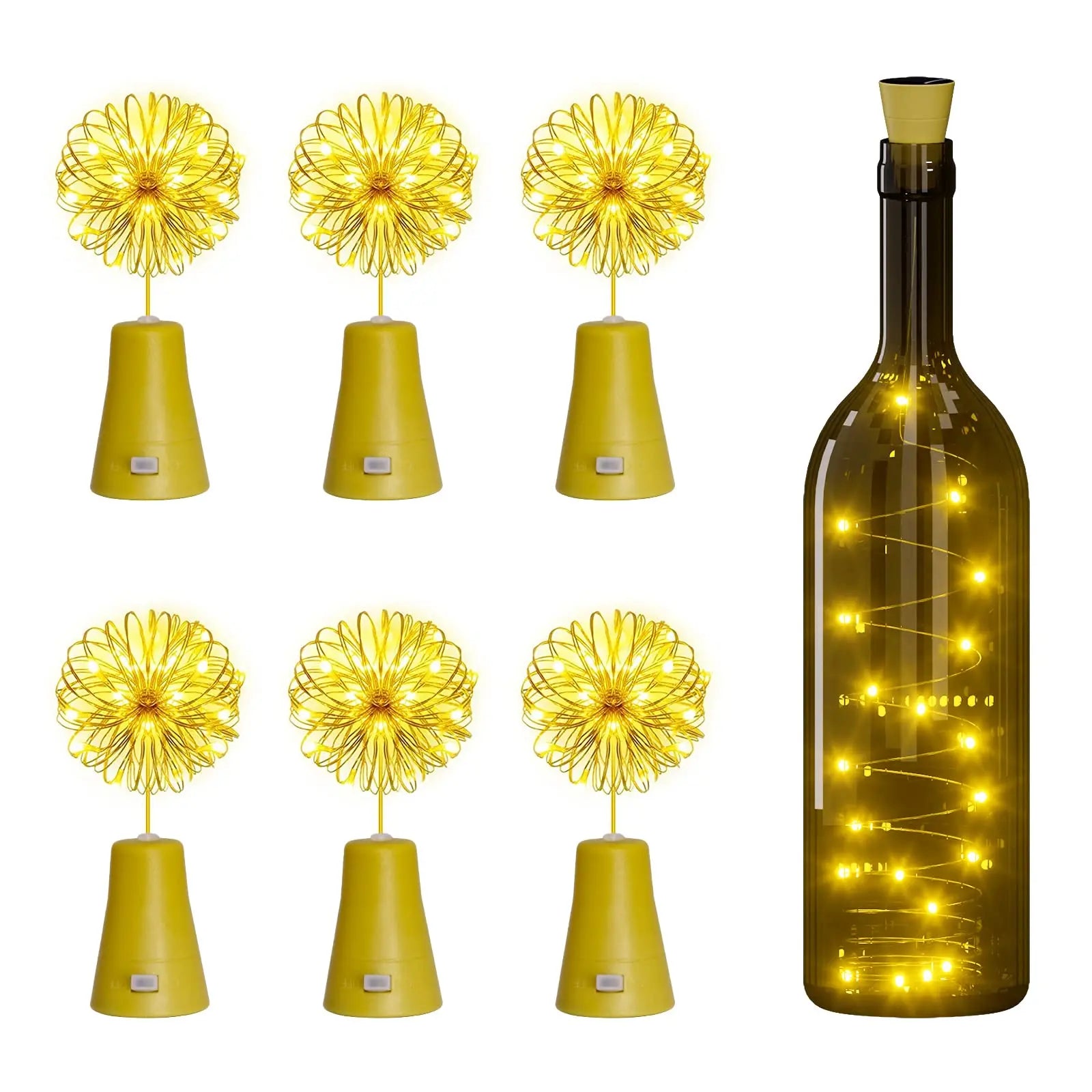 Solar Wine Bottle Cork Fairy Lights