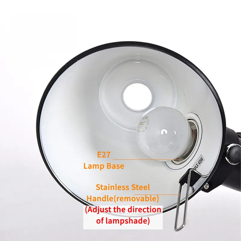 Modern LED Wall Lamp Telescopic Swing Arm E27 Living Room Sconce