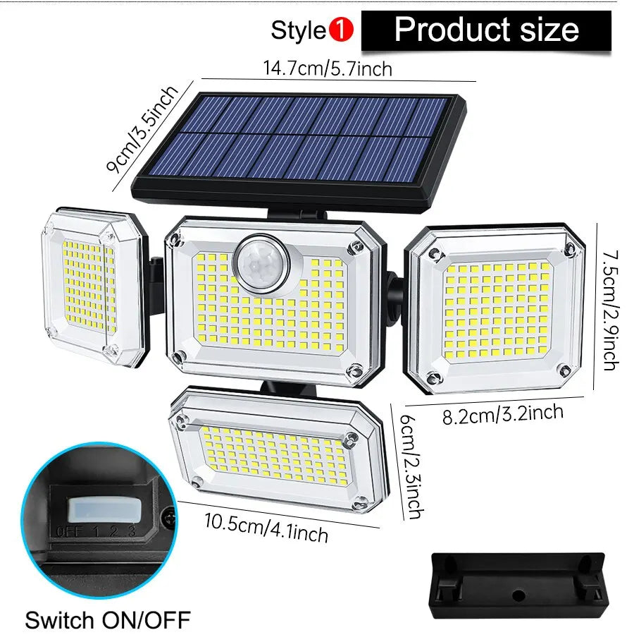 20W Adjustable Solar Garden Light
