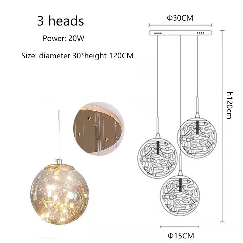 3-Light size and drop diagram