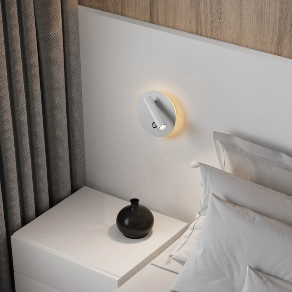 Dimmable Touch Switch Rotatable Wall Lamp
