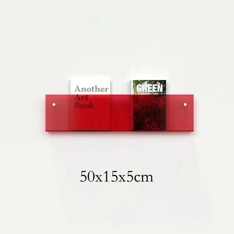 Acrylic Wall Magazine Rack