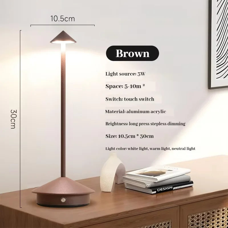 Cordless Touch Table Lamp For Dining