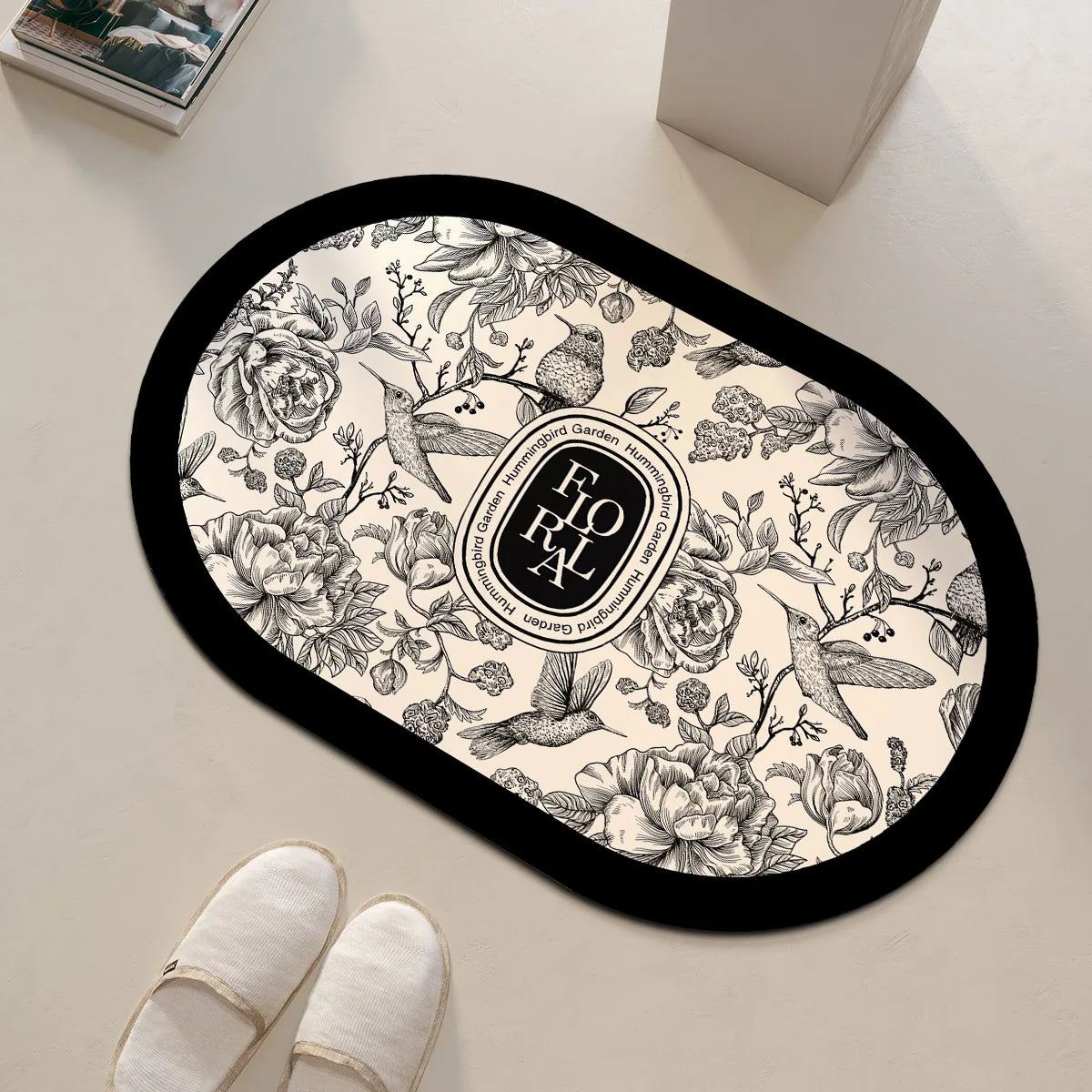 Diatomaceous Earth Bath Mat Non-slip Quick Dry Bathroom Rug Super