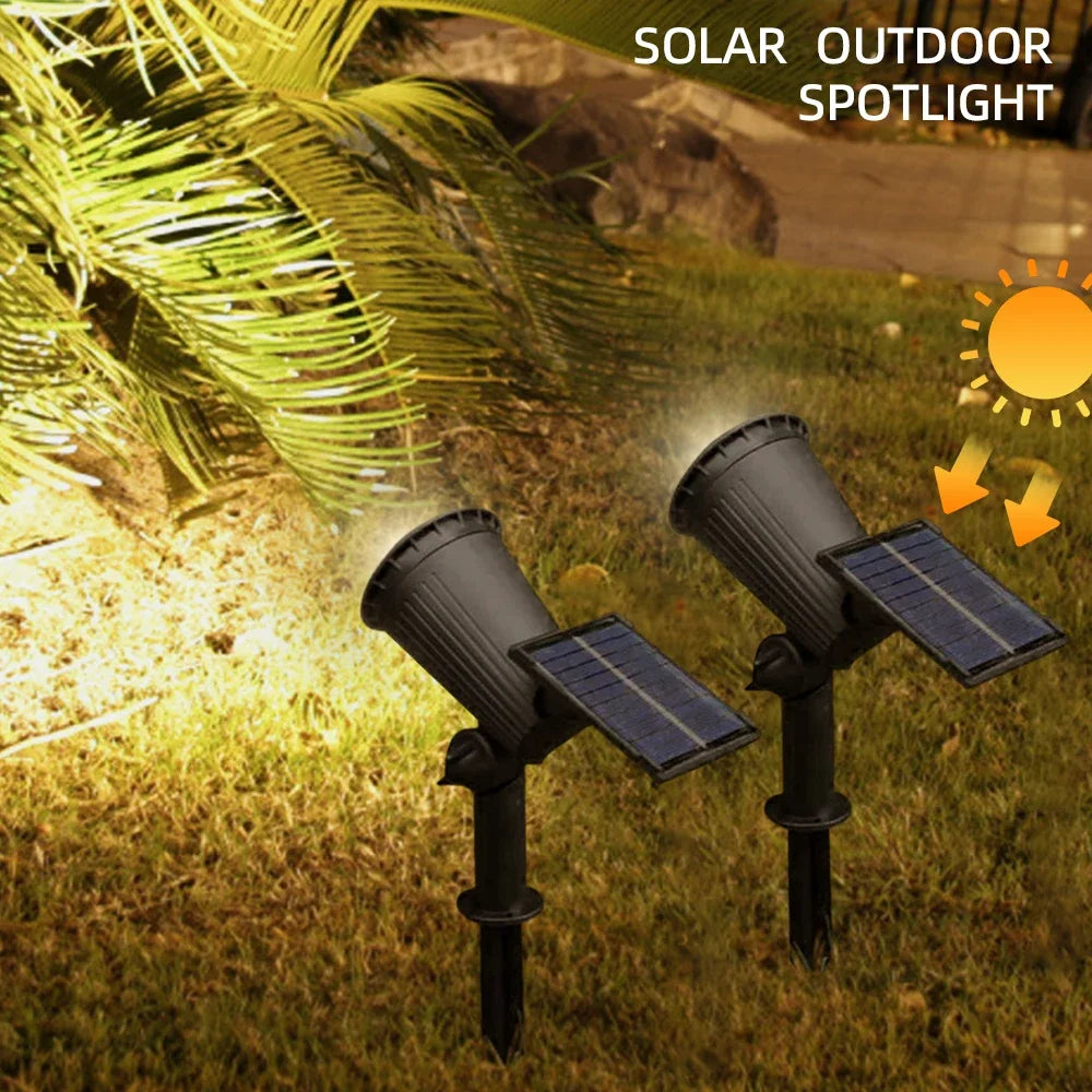 Adjustable Solar Landscape Spotlight