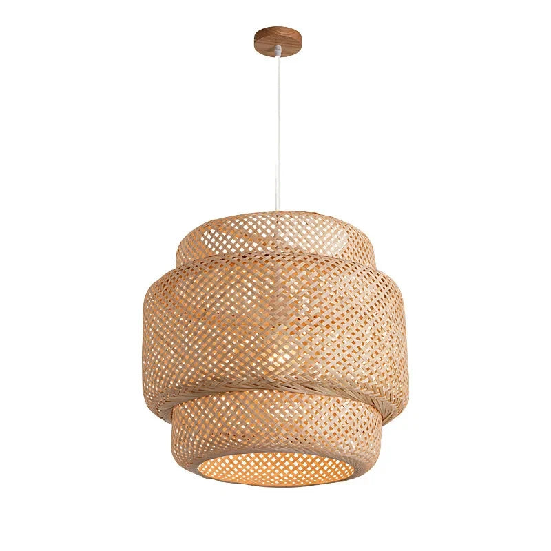 Hand Woven Bamboo Pendant Light