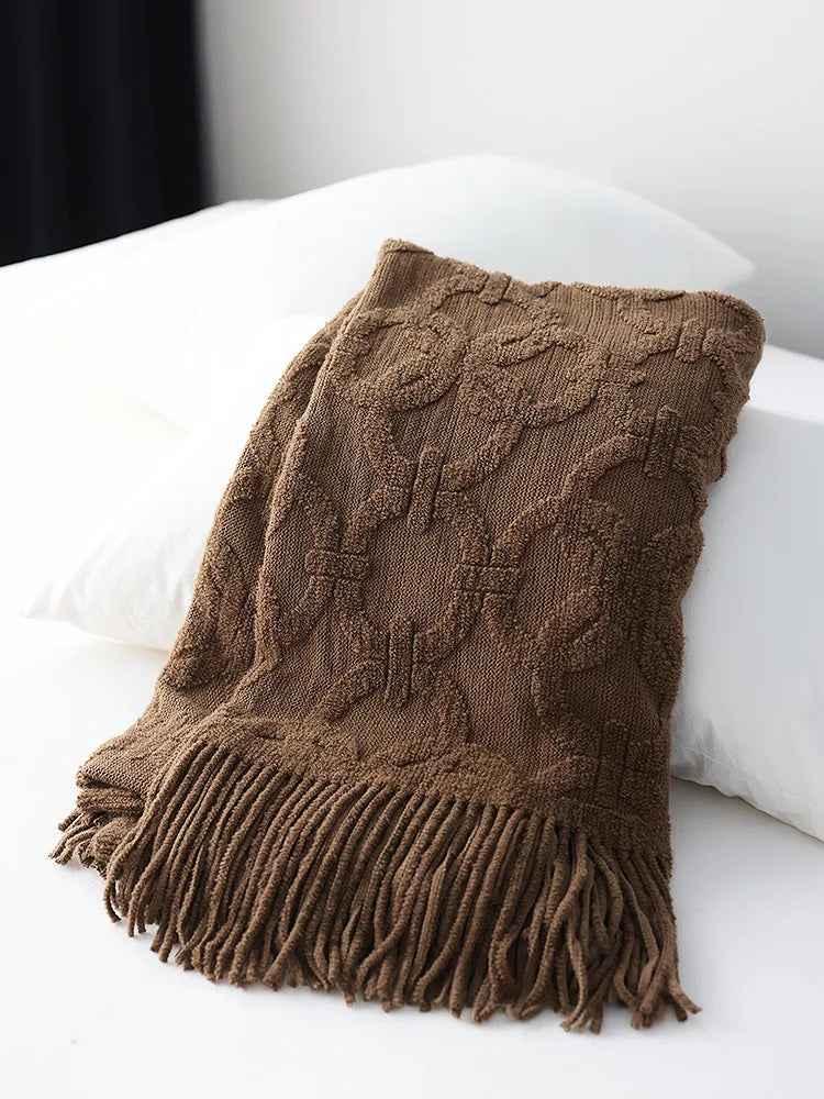 Knit Bed Runner Throw