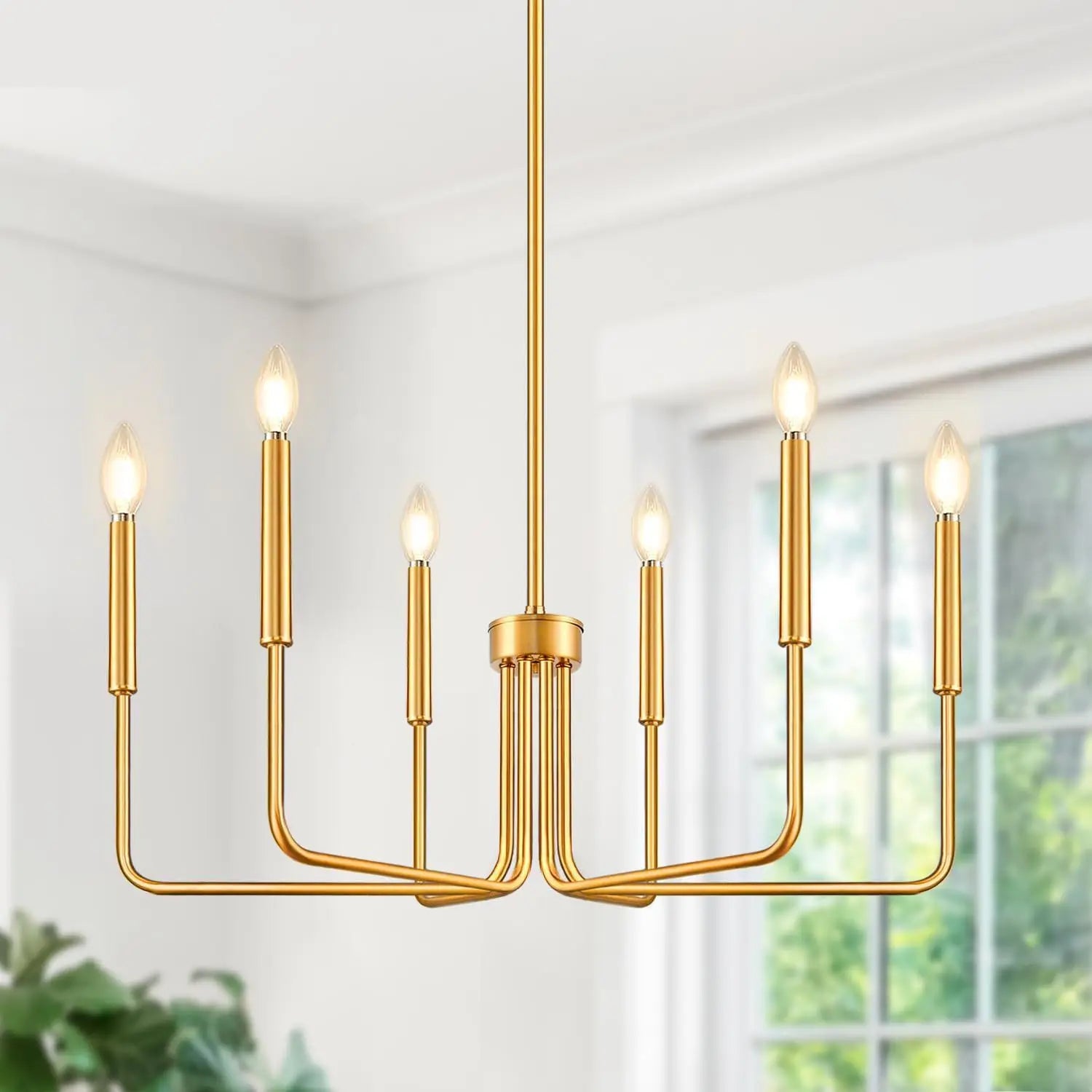 Retro Loft Candle Chandeliers Light Simple Iron Chandelier Pendant