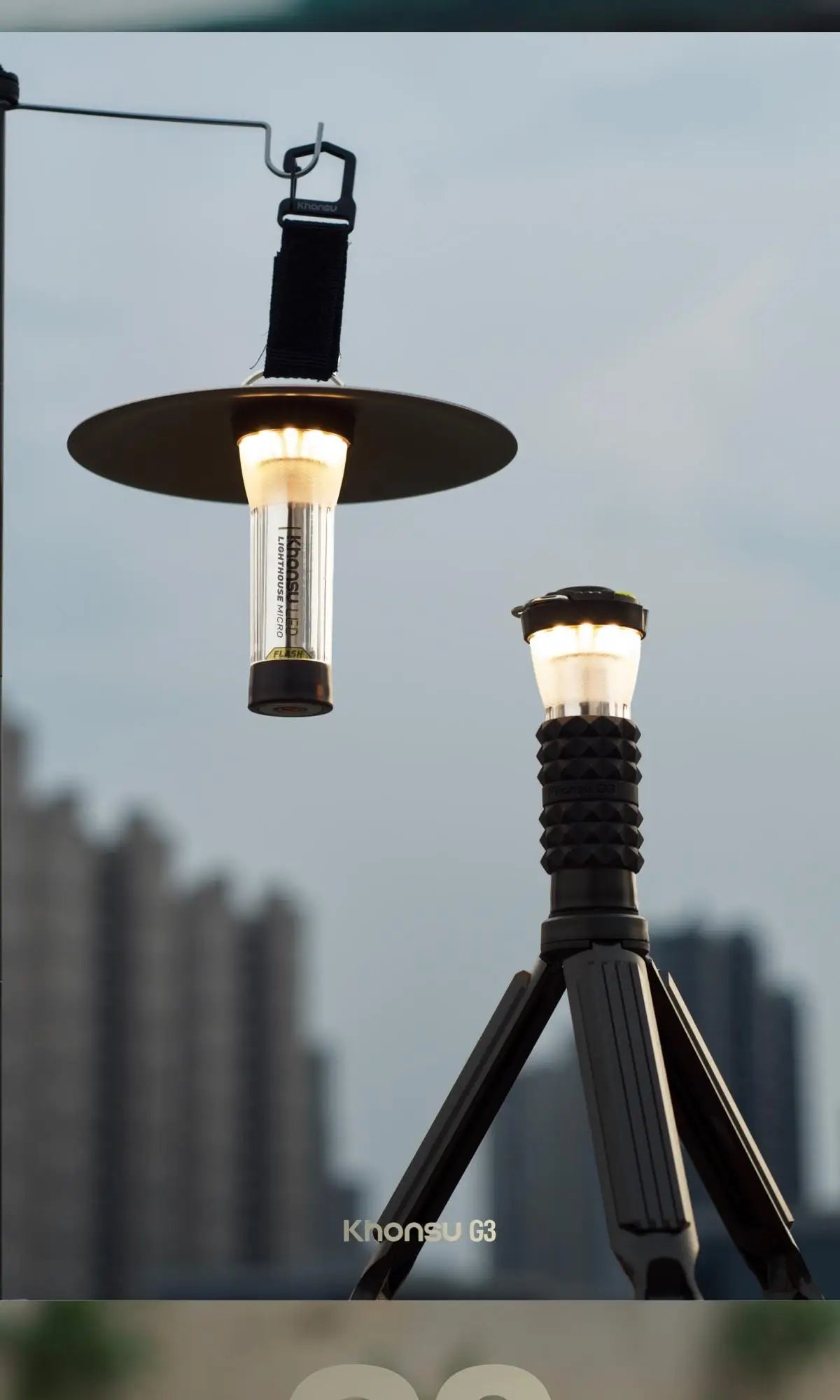 3000mah GZ Lighthouse camping light Super Long Battery Life LED Camping