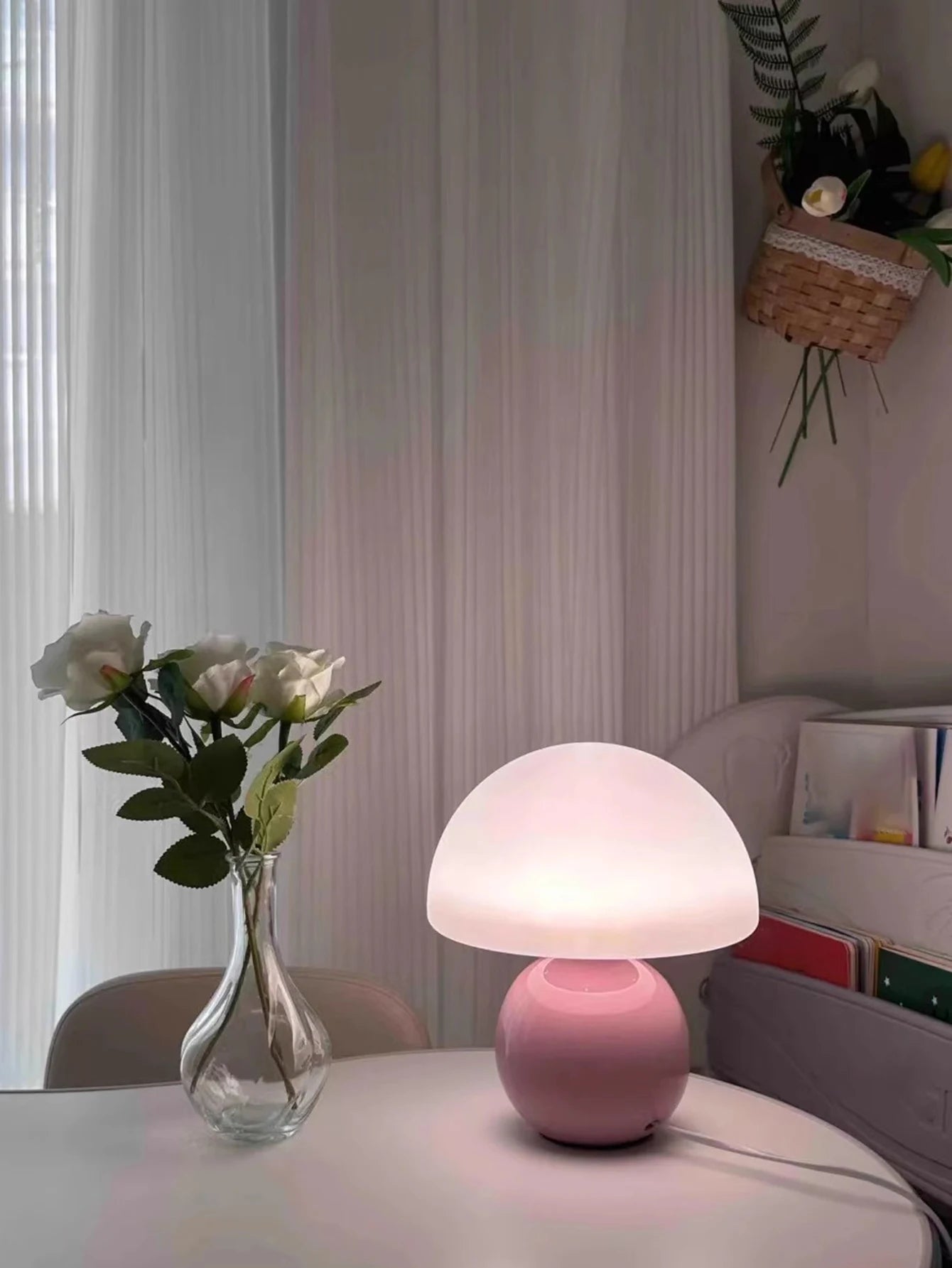 USB Socket Decorative Night Table Lamp