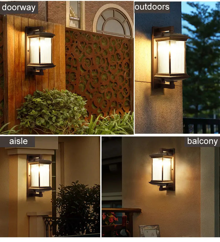 Metal Outdoor Wall Lantern