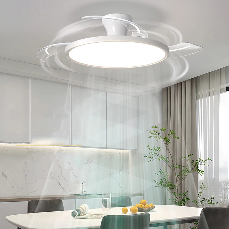 Invisible Blade LED Ceiling Fan