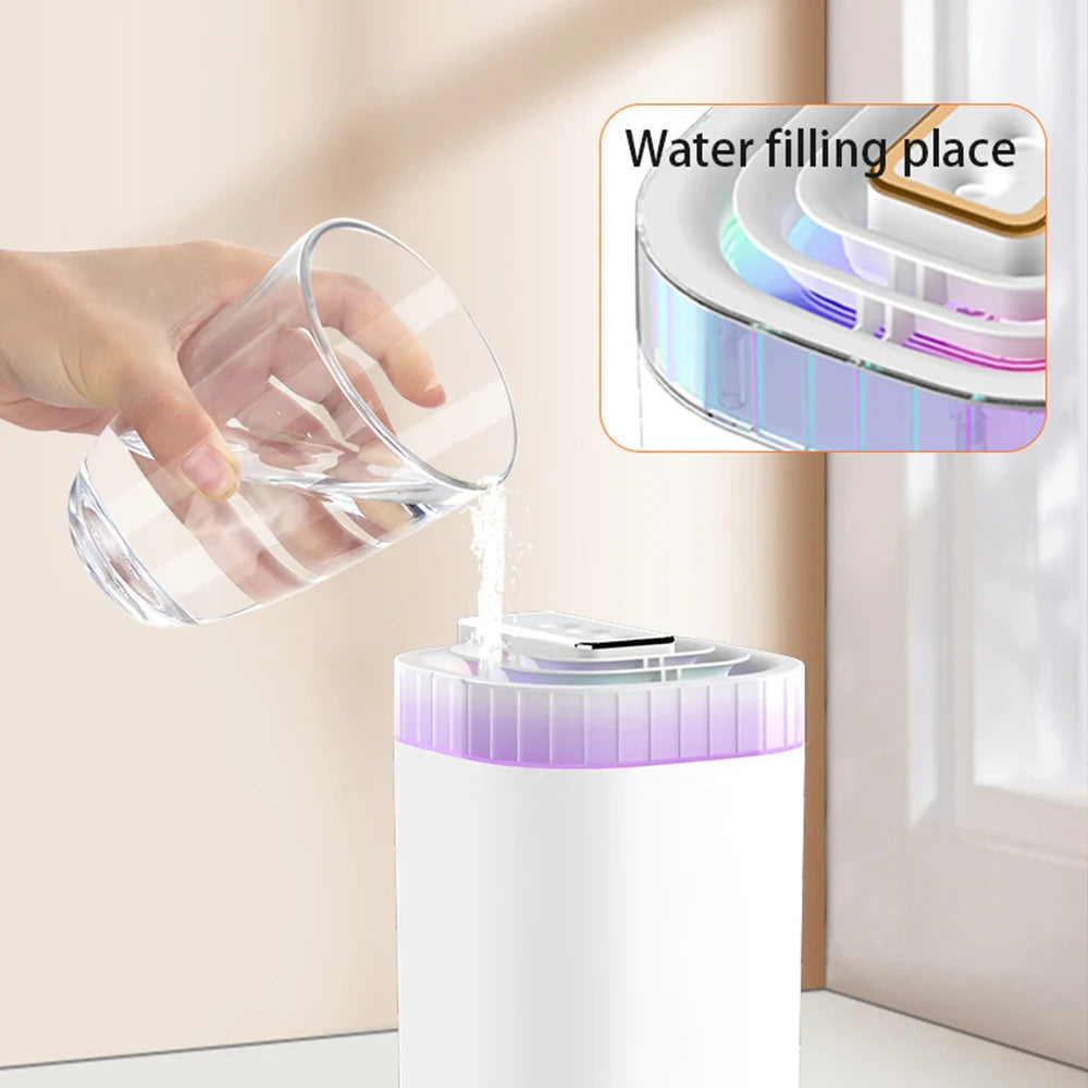 3L Ultrasonic Air Humidifier Cool Mist Humidifier with Night Light