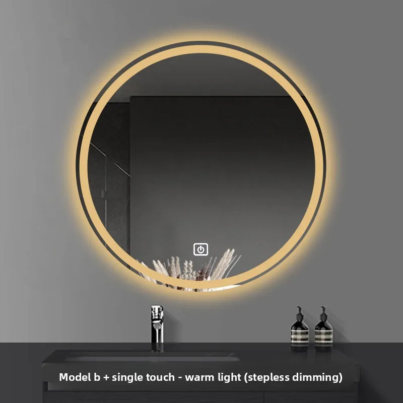 Smart Anti-Fog Round Vanity Mirror