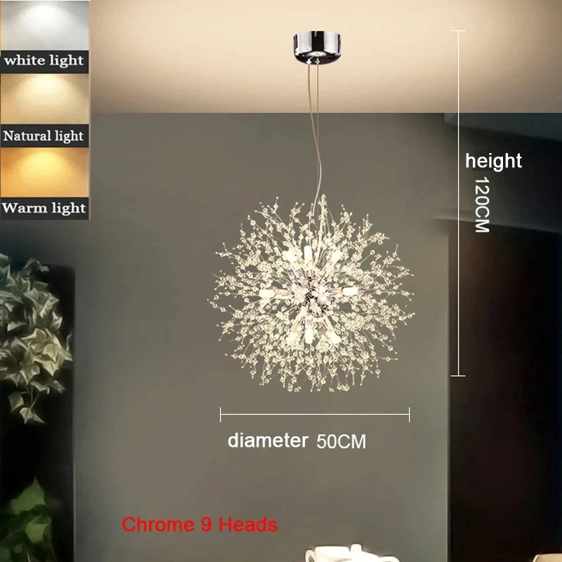 Dandelion LED Sputnik Pendant Light