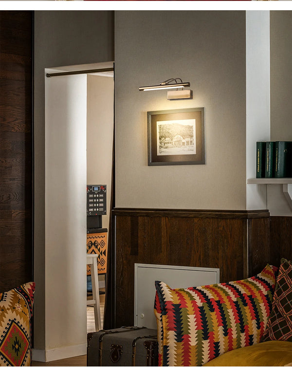 Black Copper LED Bathroom Wall Light