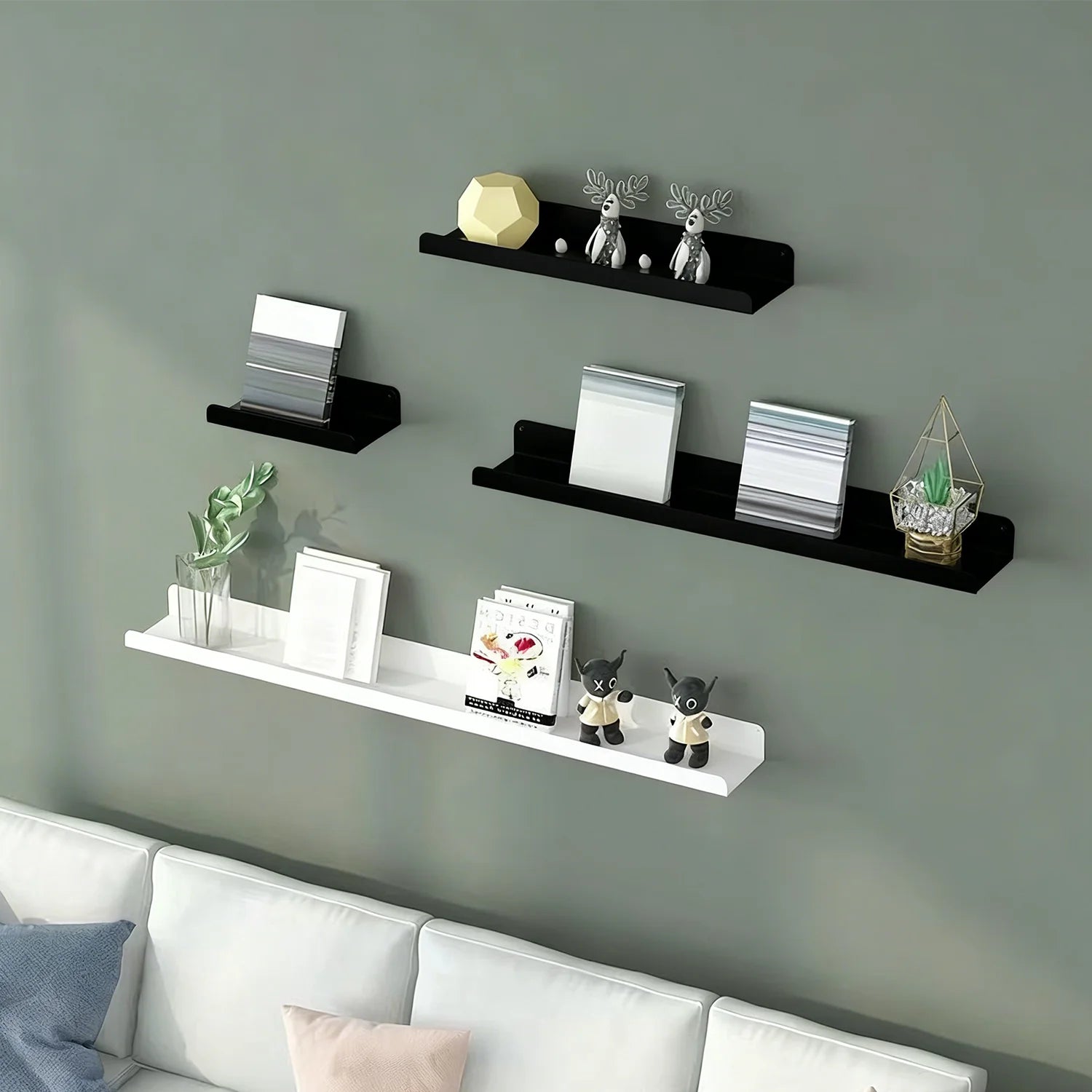 Metal Picture Ledge Wall Shelf