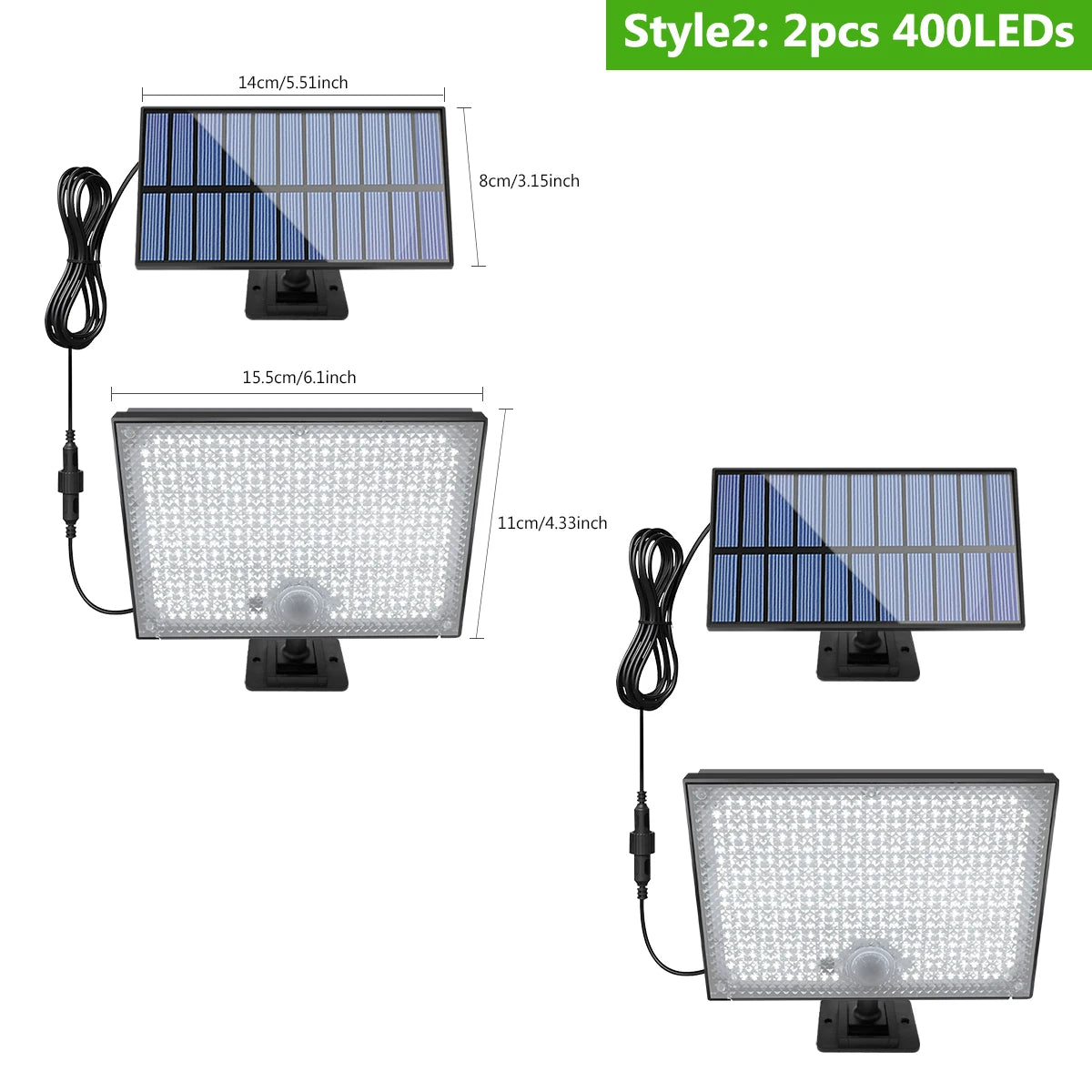 Solar Lights Outdoor with Motion Sensor Solar Flood Lights Waterproof