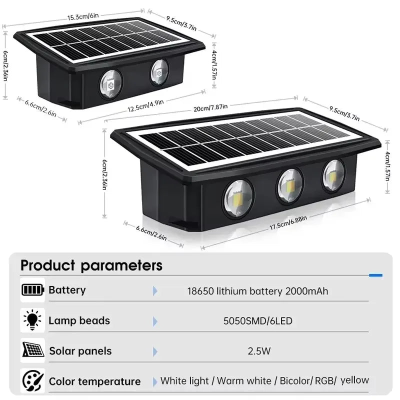 Solar Wall Lamp Outdoor Solar LED Light