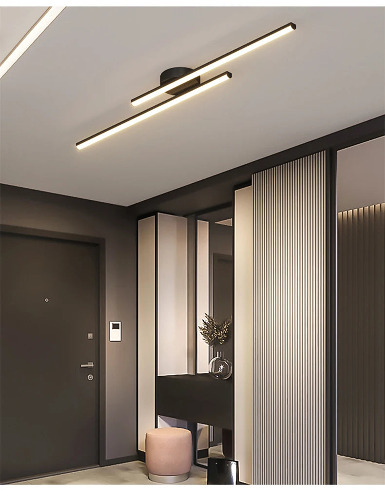 Geometric Black Ceiling Chandelier