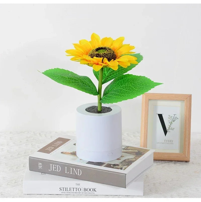 Rechargeable Sunflower LED Night Light