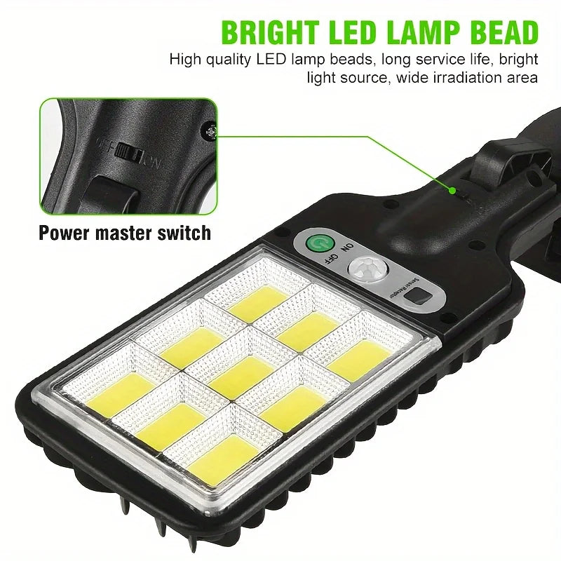 Solar Sensor Street Lamp with Remote