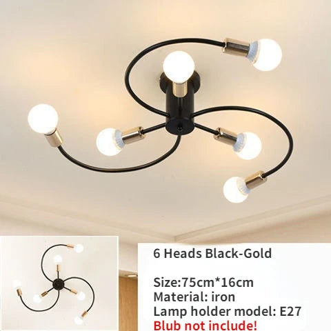 Modern Iron Ceiling Chandelier