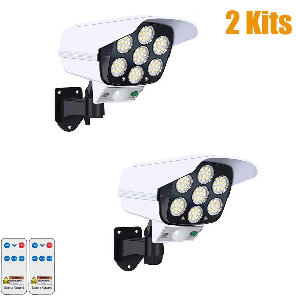 Solar Motion Sensor Security Floodlight