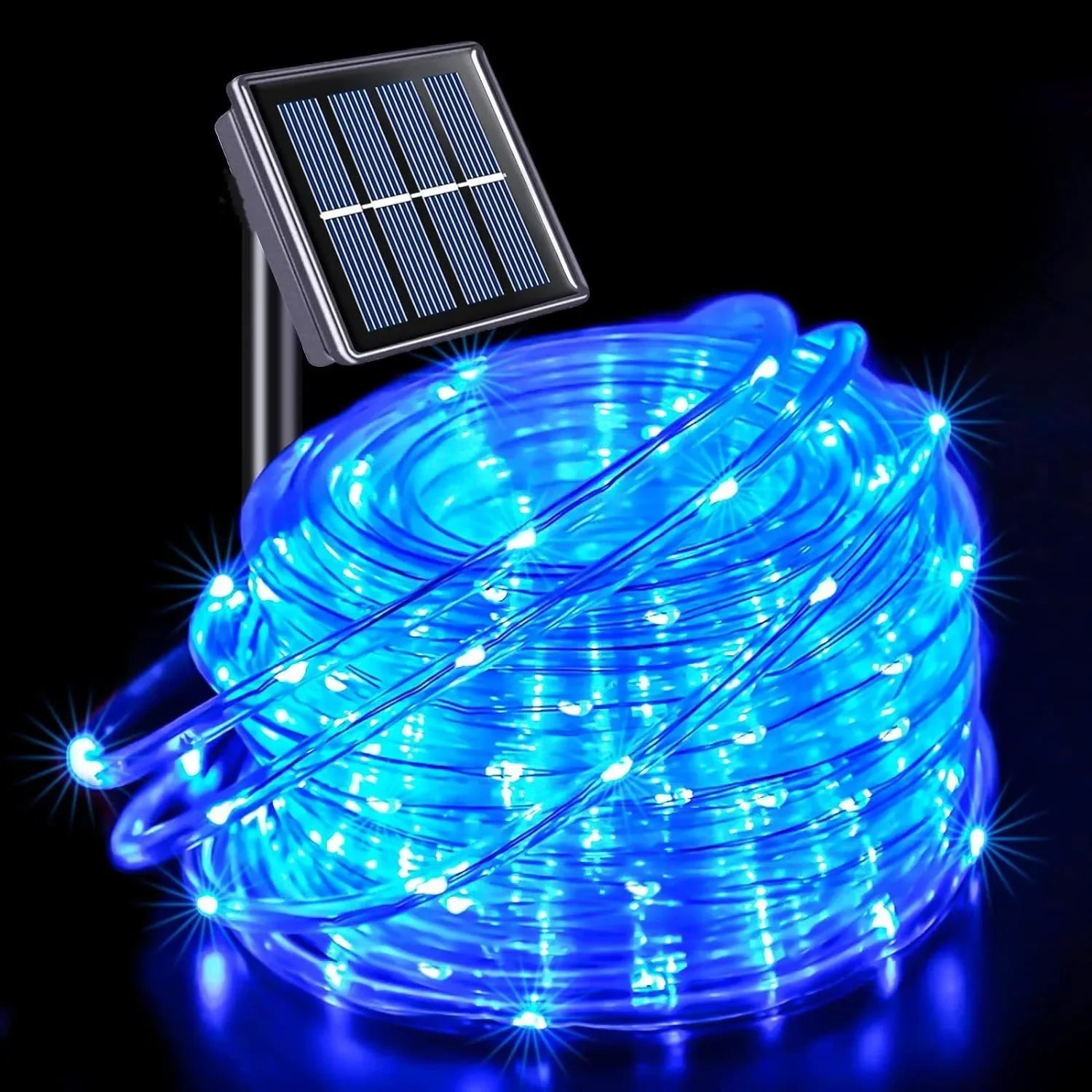 Solar Rope Garland String Lights