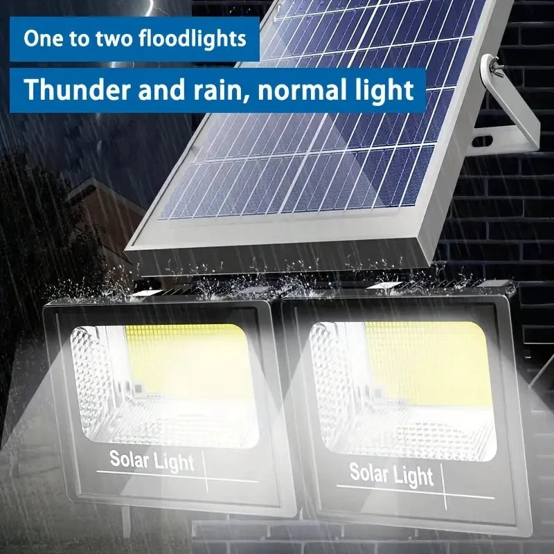 400W Solar Two-Head Flood Light