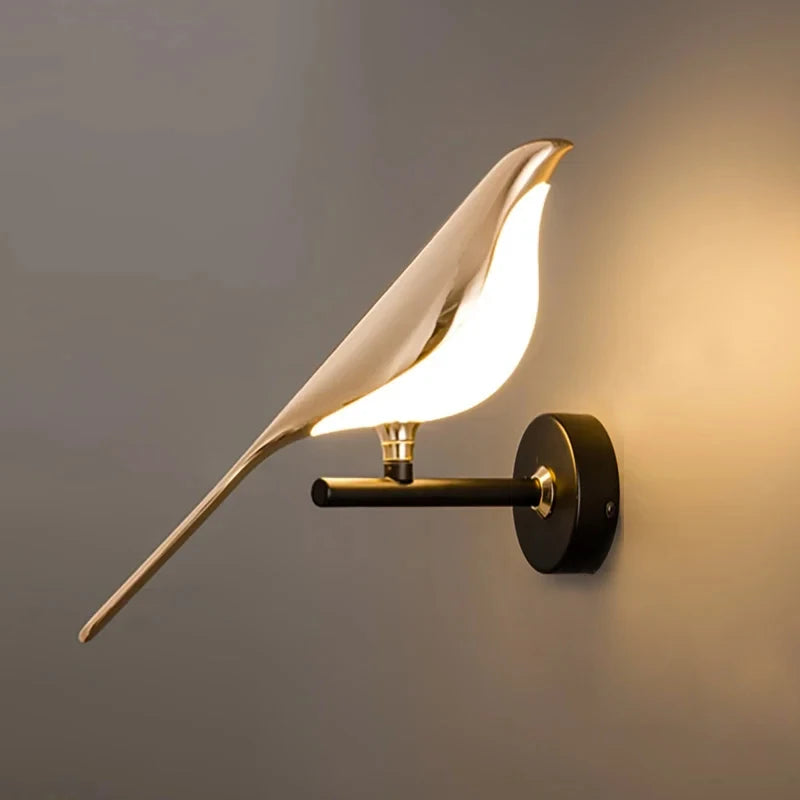 Magpie Bird Wall Lamp