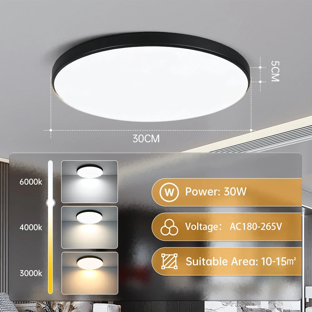 Slim Panel Modern Ceiling Chandelier