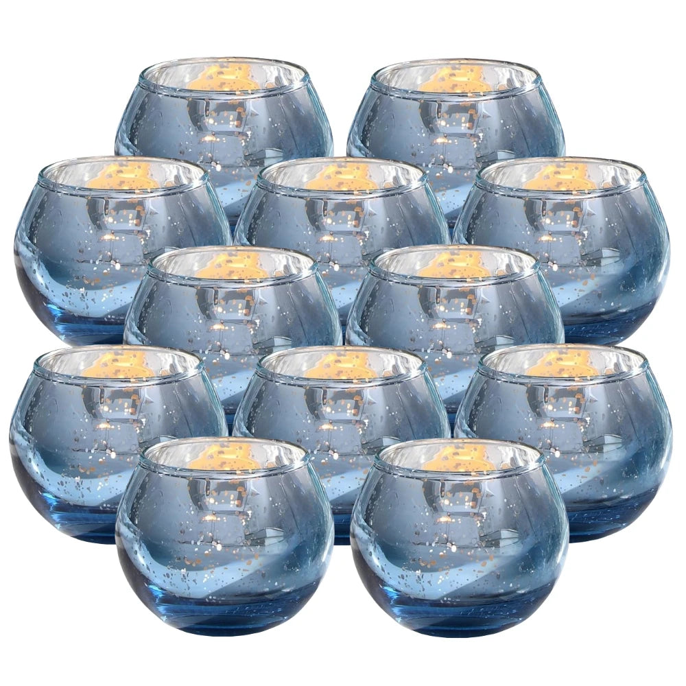 Mercury Glass Votive Candle Holders