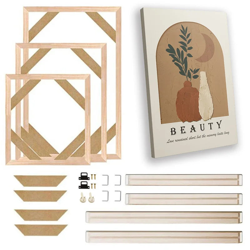 24 Sizes Large Wall Canvas Frame Wooden Frames Wooden