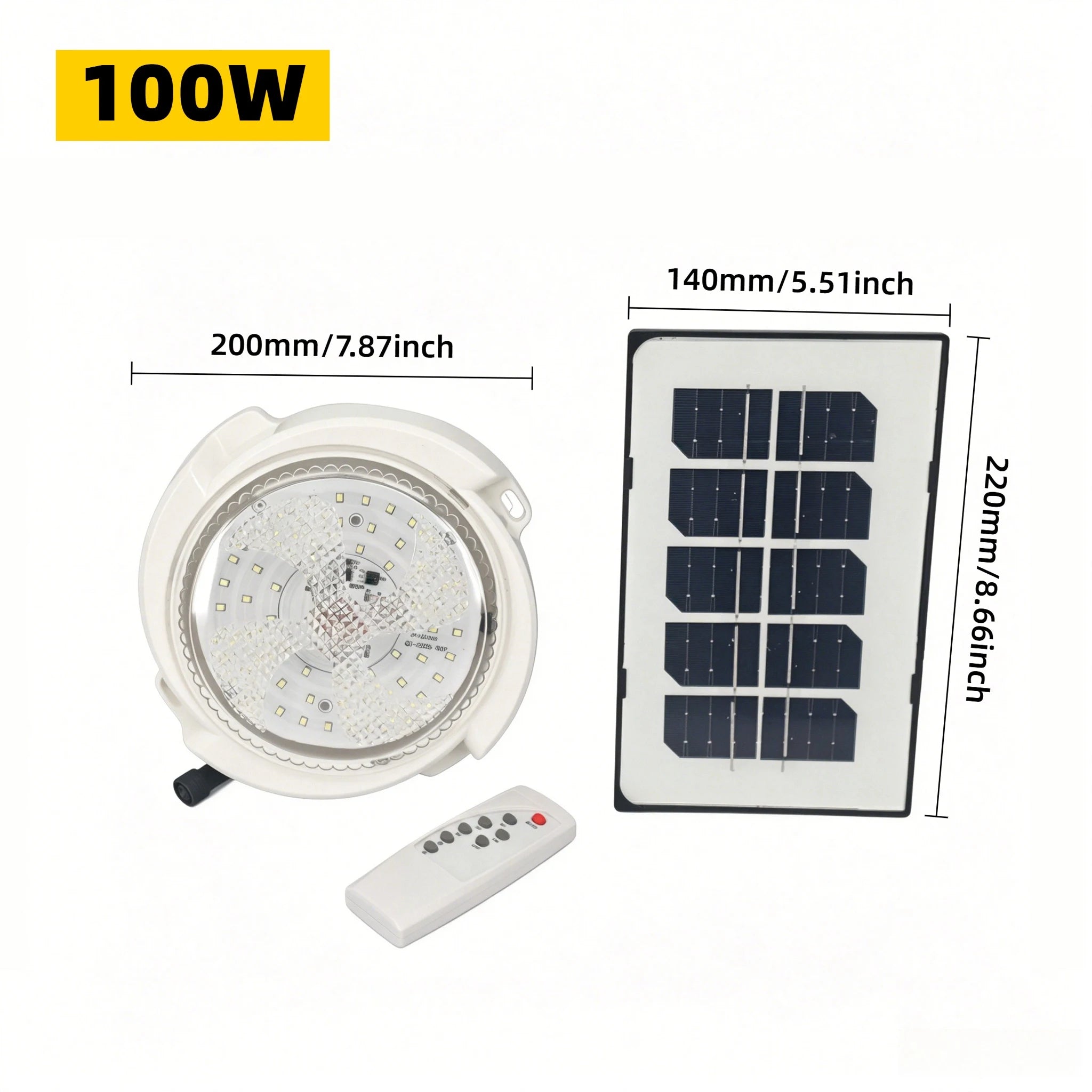 Solar Ceiling Light LED Home Indoor Bedroom Exterior Lighting LED High