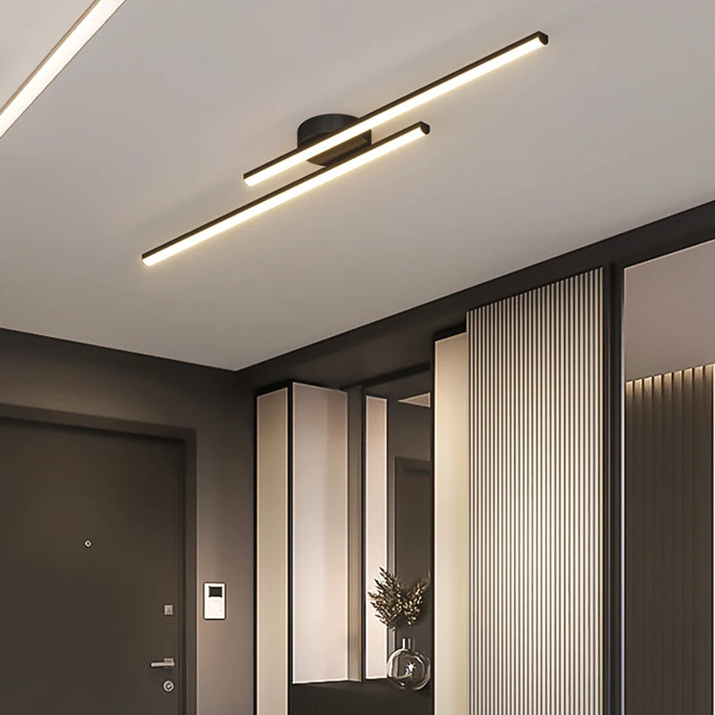 Geometric Black Ceiling Chandelier