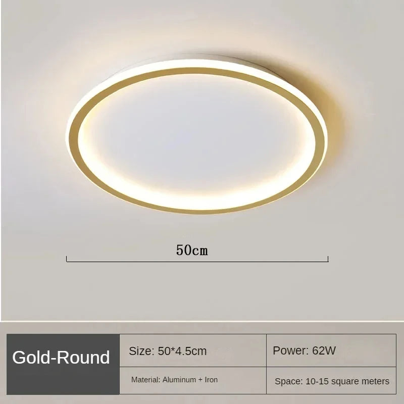 Minimalist Nordic Edge Ceiling Light