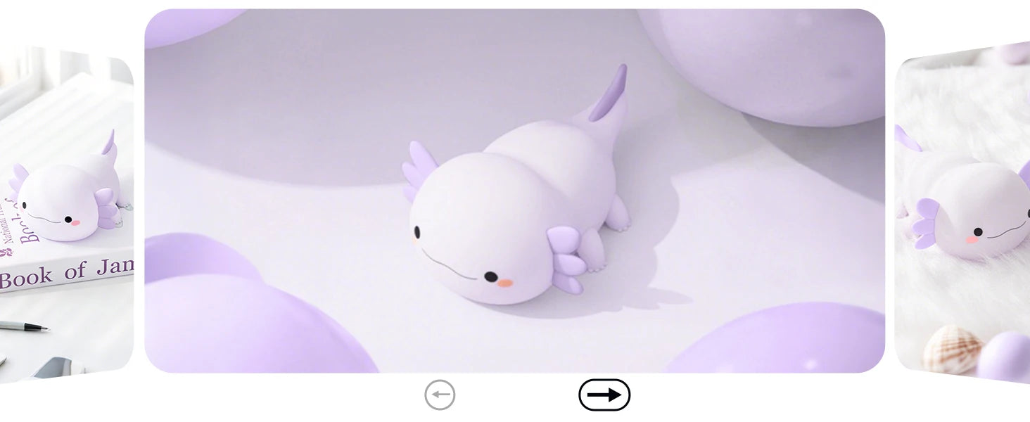 Axolotl Silicone Night Light