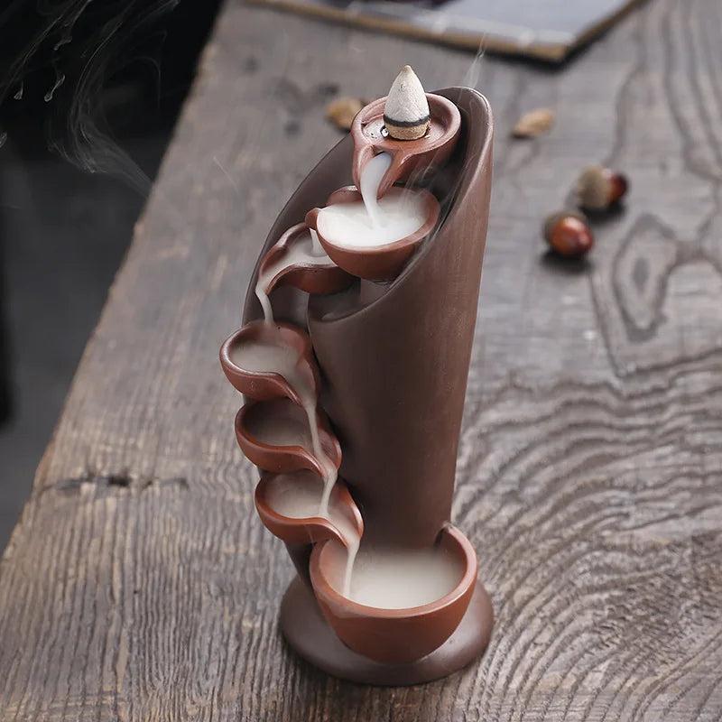 Handmade Torch Waterfall Incense Burner