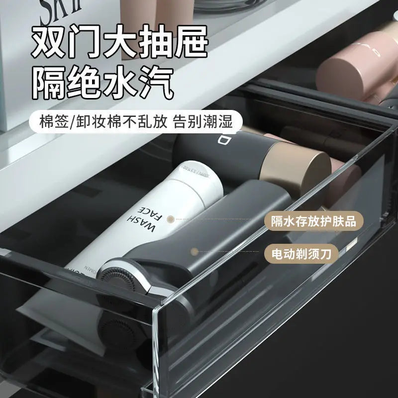 Wall Mounted Bathroom Organizer Shelf
