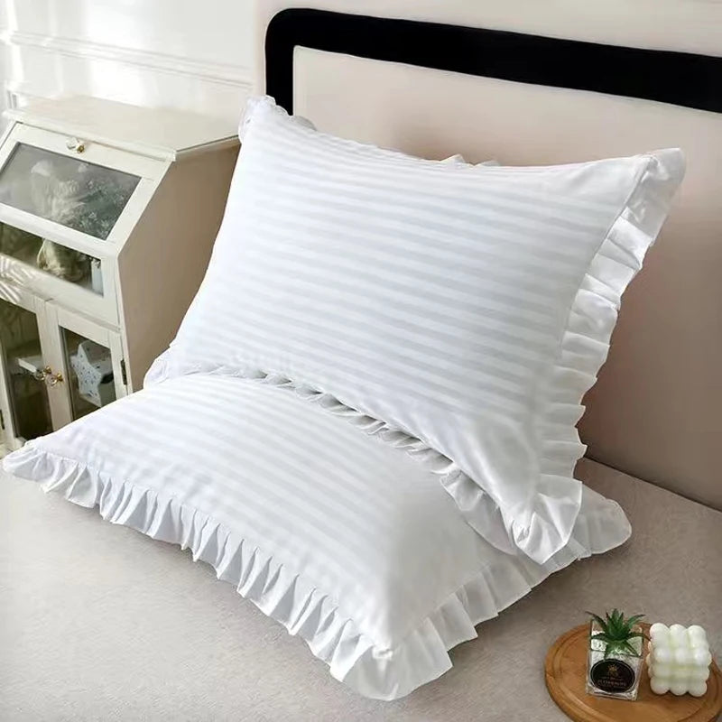 Princess Pillowcases With Ruffles Multiple Sizes Pillow Cover Comfortable