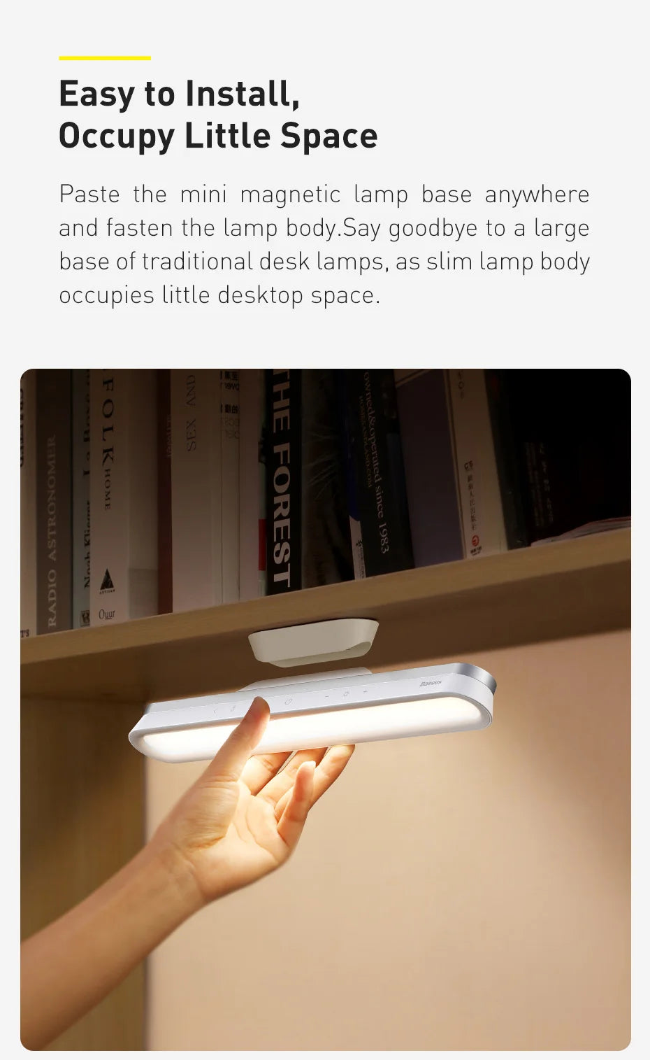 Baseus Magnetic Desk Light Bar